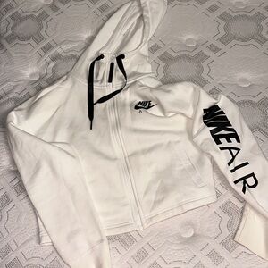 Nike zip up cropped